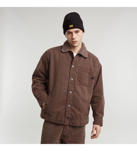 Til mænd. D25189-D491-G824 Boxy Fit Sherpa-jakke (XS), Casual, Økologisk bomuld, Bæredygtig - G-Star - Modalova