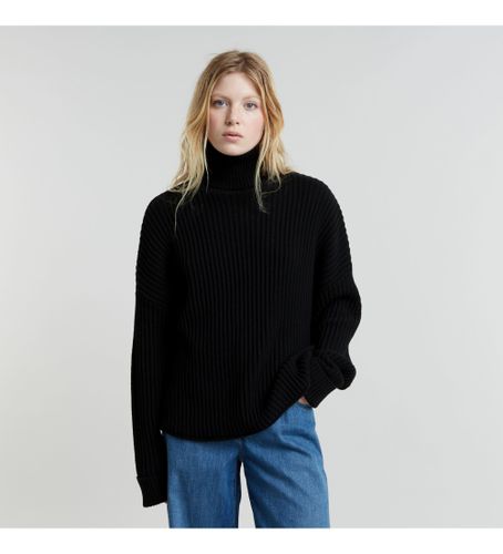 Til kvinder. D25753-D496-6484 Loose Turtle-trøje (XXS), Casual, Lange ærmer, Økologisk bomuld, Bæredygtig - G-Star - Modalova