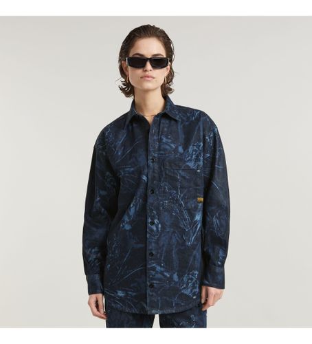 Til kvinder. D24344-D317-G923 Afslappet overshirt (XXS), Casual, Denim, Lange ærmer, Økologisk bomuld, Bæredygtig - G-Star - Modalova