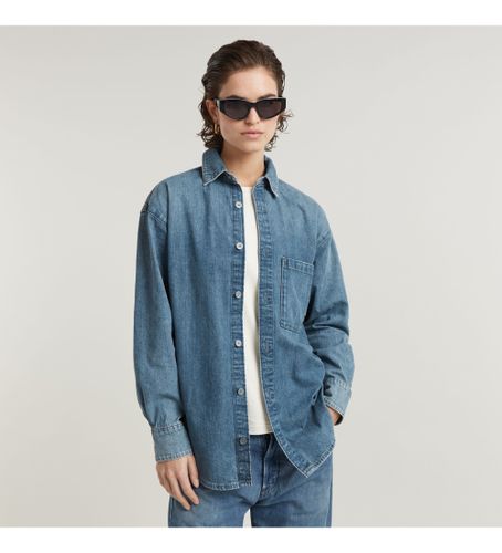 Til kvinder. D24344-D777-G797 Afslappet overshirt (XXS), Casual, Lange ærmer, Økologisk bomuld, Bæredygtig - G-Star - Modalova
