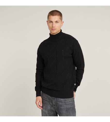 Til mænd. D25110-C259-6484 Zig-Zag Structure Turtle Strikket trøje (XS), Casual, Økologisk bomuld, Bæredygtig - G-Star - Modalova