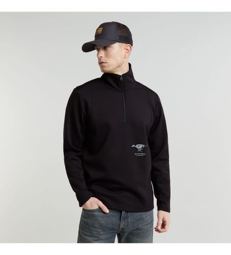 Til mænd. D25081-D560-6484 Motion Half Zip Tweeter T-shirt (XL), Casual, Polyester - G-Star - Modalova