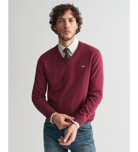 Til mænd. 8030562 Klassisk bomuldspullover med V-hals (L), Casual - Gant - Modalova