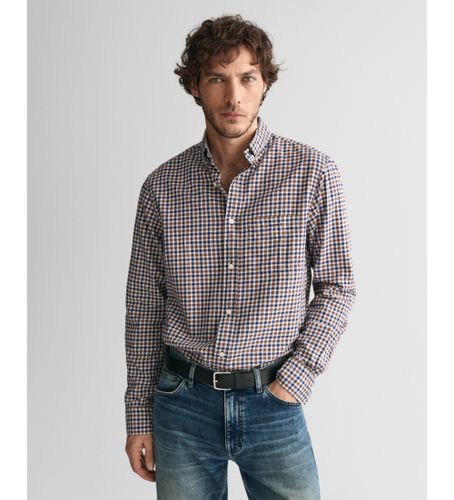 Til mænd. 3240193 Regular Fit Lightweight Twill Vichy Plaid Regular Fit skjorte (4XL), , Casual, Bomuld, Lange ærmer - Gant - Modalova