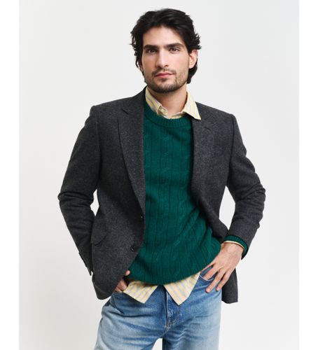Til mænd. 7706296 Slim Fit Suit Blazer Donegal mørkegrå (48), Casual, Bomuld - Gant - Modalova