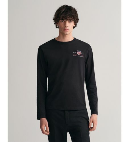 Til mænd. 2004058 Medium Archive Shield T-shirt (L), Casual, Bomuld, Lange ærmer - Gant - Modalova