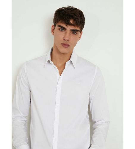 Til mænd. M1YH20W7ZK1 Skjorte Slim fit (XXL), Casual, Bomuld, Klassisk, Lange ærmer - Guess - Modalova