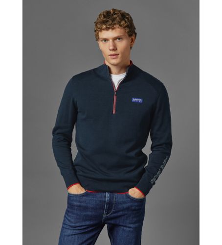 Til mænd. RM700006 Strikket trøje med rullekrave i (M), Casual, Bomuld - Red Bull Racing x Pepe Jeans - Modalova