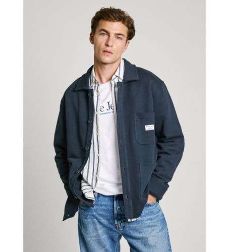 Til mænd. PM582691 Seger navy sweatshirt (XS), Casual, Økologisk bomuld, Bæredygtig - Pepe Jeans - Modalova