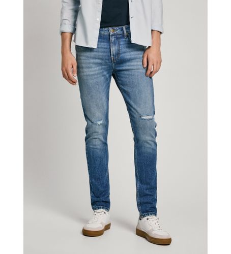 Til mænd. PM207969 Jeans Skinny Ripped (32/32), Casual, Bomuld, Denim, Bæredygtig - Pepe Jeans - Modalova