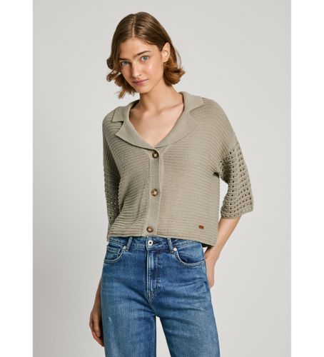 Til kvinder. PL702161 Isy-trøje (M), Casual, Bomuld, 3/4 ærmer - Pepe Jeans - Modalova