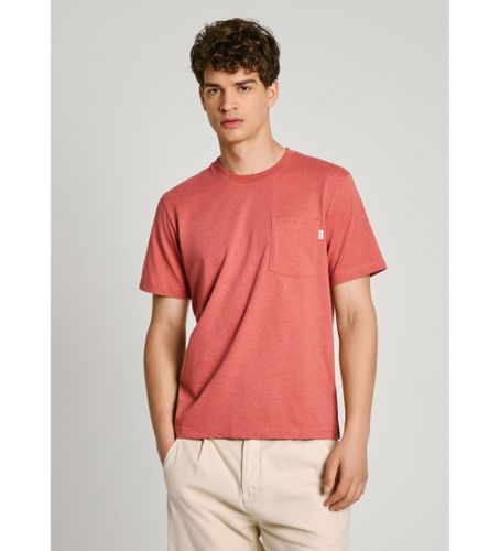 Til mænd. PM509434 Mans T-shirt (S), Casual, Bomuld, Korte ærmer, Bæredygtig - Pepe Jeans - Modalova