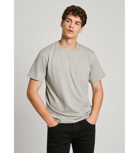 Til mænd. PM509434 Mans T-shirt (S), Casual, Bomuld, Korte ærmer, Bæredygtig - Pepe Jeans - Modalova