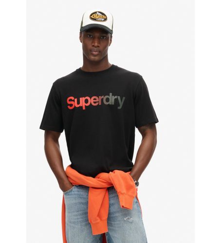 Til mænd. M1012031A Core baggy t-shirt med falmet logo (S), Casual, Bomuld, Korte ærmer - Superdry - Modalova