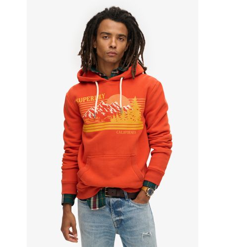 Til mænd. M2013703A Outdoor Graphic Stripe Sweatshirt (L), Casual, Bomuld, Bæredygtig - Superdry - Modalova