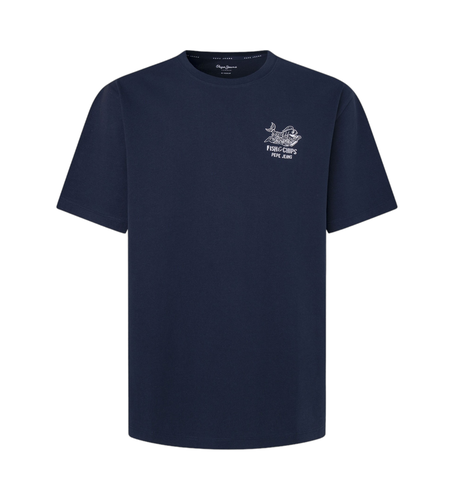 Til mænd. PM509624 Suan T-shirt (S), Casual, Korte ærmer, Økologisk bomuld, Bæredygtig - Pepe Jeans - Modalova