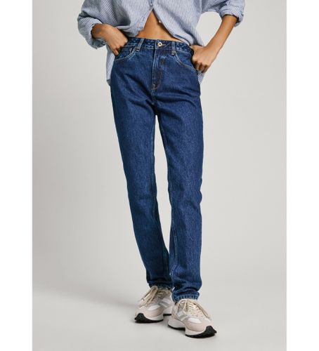 Til kvinder. PL204591CU0 Jeans Tapered Hw (28/28), Casual, Bomuld, Denim, Bæredygtig - Pepe Jeans - Modalova