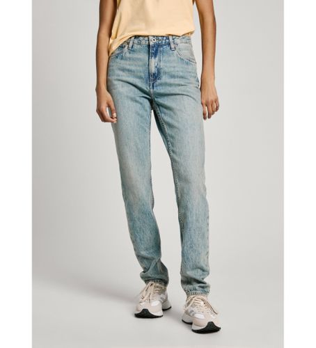 Til kvinder. PL204591MS1 Jeans Tapered Hw (26/28), Casual, Denim, Økologisk bomuld, Bæredygtig - Pepe Jeans - Modalova