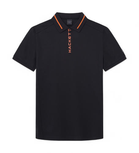 Til mænd. HM563367 Polo Hs Print (M), Casual, Bomuld, Korte ærmer - Hackett London - Modalova