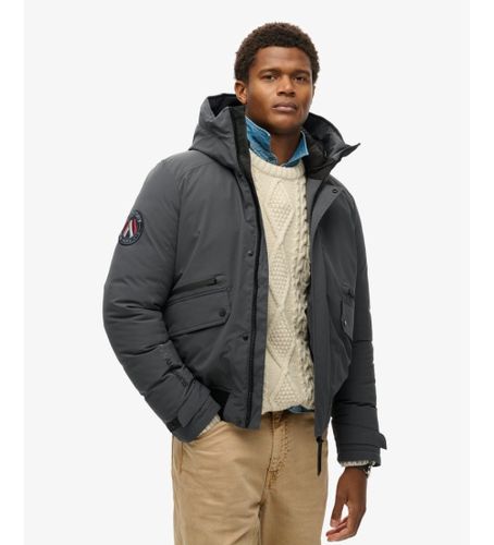 Til mænd. M5011908A City quiltet bomberjakke (L), Casual, Genanvendt polister, Bæredygtig - Superdry - Modalova