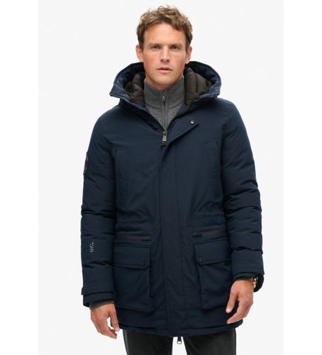 Til mænd. M5011909A City polstret parkacoat navy (XXL), Casual, Genanvendt polister, Bæredygtig - Superdry - Modalova