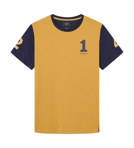 Til mænd. HM500840 Heritage T-shirt 1234 (L), Casual, Bomuld, Korte ærmer - Hackett London - Modalova