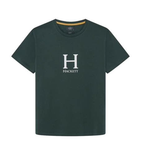 Til mænd. HM500844 Heritage H T-shirt (XS), Casual, Bomuld, Korte ærmer - Hackett London - Modalova