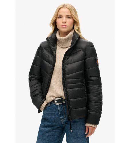 Til kvinder. W5011821A Fuji quiltet jakke (S), Casual, Bæredygtig, Genanvendt nylon - Superdry - Modalova