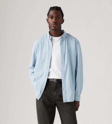 Til mænd. A7210-0018 Autentisk skjorte med knapper (L), Casual, Bomuld, Lange ærmer - Levi's - Modalova