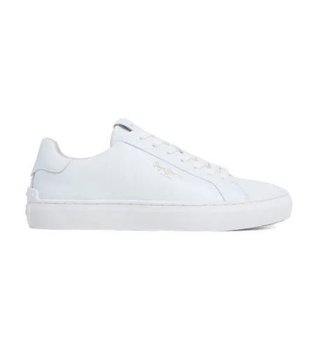 Til kvinder. PLS00016 Camden Top lædersko (37), Fast, Blonder, Casual - Pepe Jeans - Modalova