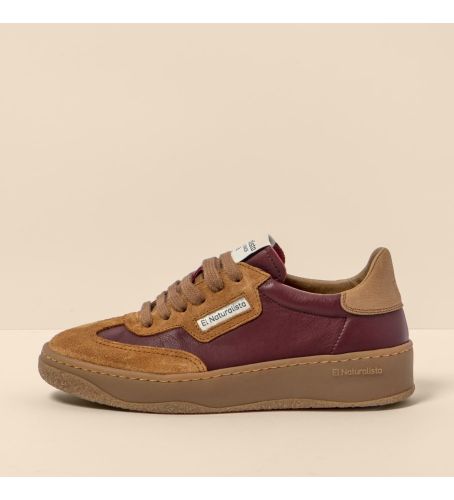 Unisex. 2584111AD005_091 Sneakers i N5841 Multi Material Cherry (40), Stof, Fast, 1-3 cm, Blonder, Casual, Lilla - El Naturalista - Modalova