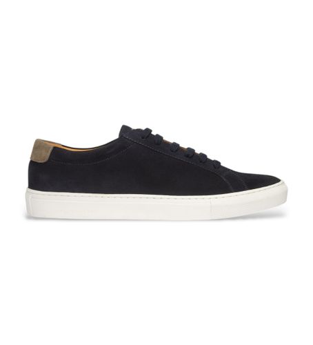 Façonnabletil mænd. FMS20166 Navy Bicolour Sneakers i (40), Fast, Blonder, Casual, Blå - FaC§onnable - Modalova