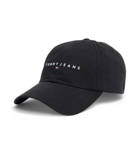 Til kvinder. AW0AW16868 Kasket med seks paneler og logo (OSFA), Casual, Bomuld - Tommy Hilfiger - Modalova