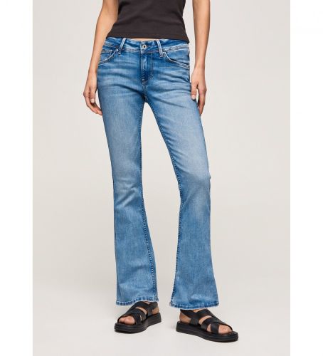 Til kvinder. PL204167MH9 Jeans New Pimlico (27/30), Casual, Bomuld, Denim, Bæredygtig - Pepe Jeans - Modalova