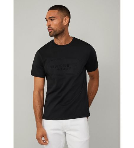 Til mænd. HM500872 HS Club T-shirt Emboss (S), Casual, Bomuld, Korte ærmer - Hackett London - Modalova