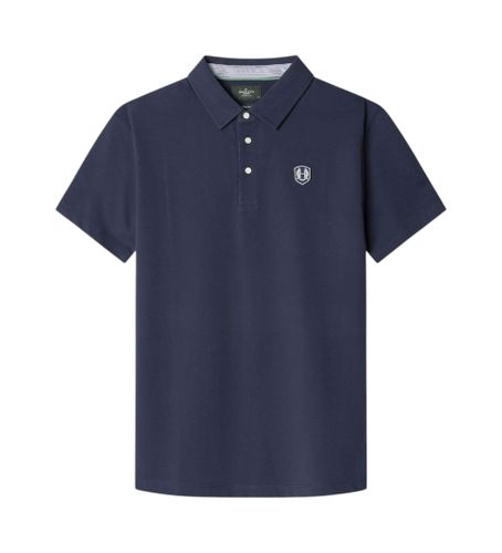 Til mænd. HM563413 Heritage Crest Logo Polo shirt (S), Casual, Bomuld, Korte ærmer - Hackett London - Modalova