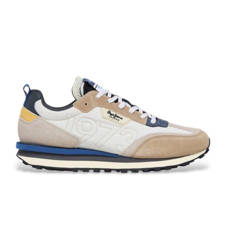 Til mænd. PMS60035 Foster Connect lædersko (41), Fast, Blonder, Casual - Pepe Jeans - Modalova
