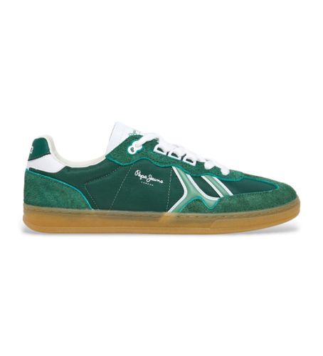 Til mænd. PMS00040 Kuglesjove grønne lædersko (40), Fast, Blonder, Casual - Pepe Jeans - Modalova