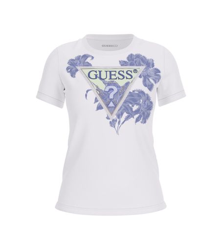 Til kvinder. W5GI08J1314 T-shirt (S), Casual, Bomuld, Korte ærmer - Guess - Modalova