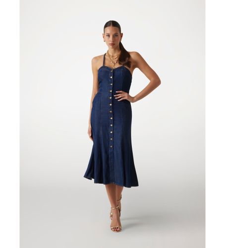 Til kvinder. W5GK43D5N61 Kjole Edna navy (XS), , Casual, Korte ærmer, Lyocell - Guess - Modalova