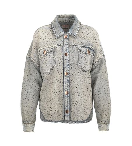 Til kvinder. W5GN90D5LQ2 Westernjakke (XS), Casual, Bomuld - Guess - Modalova
