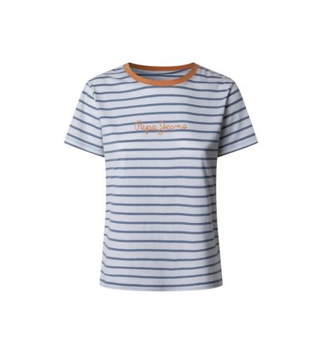 Til kvinder. PL505876 Elba T-shirt (S), Casual, Bomuld, Korte ærmer - Pepe Jeans - Modalova