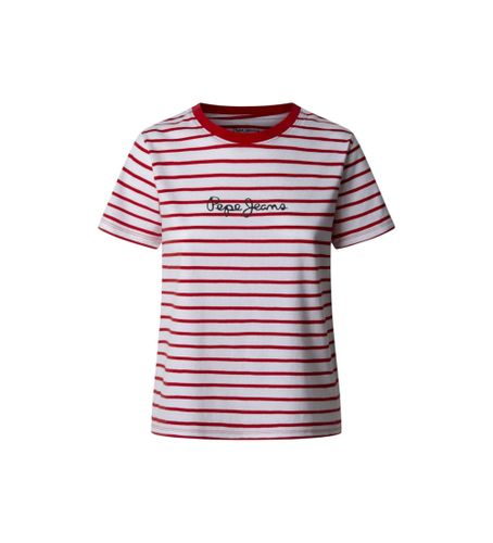 Til kvinder. PL505876 Elba T-shirt (S), Casual, Bomuld, Korte ærmer - Pepe Jeans - Modalova