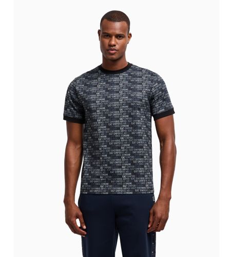 Til mænd. 7M000208_AF12874 Monogram T-shirt (S), Casual, Bomuld, Korte ærmer - EA7 - Modalova