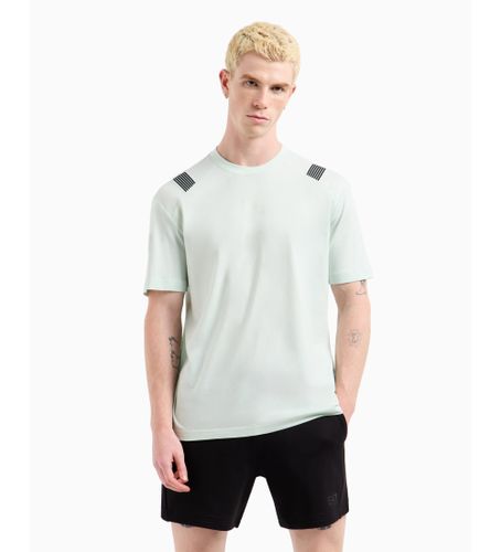 Til mænd. 7M000266_AF10375 Detail T-shirt (S), Casual, Bomuld, Korte ærmer - EA7 - Modalova