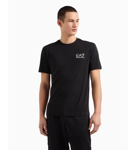 Til mænd. 7M000299_AF13739 Label T-shirt (S), Casual, Viscose, Korte ærmer - EA7 - Modalova