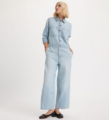 Til kvinder. A5930-0006 Overall Iconic Lightweight (L), Casual, Bomuld, Denim, Lange ærmer - Levi's - Modalova