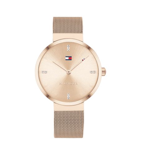 Til kvinder. 1782218 Liberty-ur i rosaguld (OSFA), Guldfarvet, Casual, , BH, Rustfrit stål - Tommy Hilfiger - Modalova