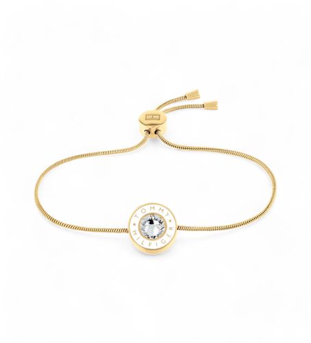 Til kvinder. 2780806 Armbånd af rustfrit stål i guldbelagt gult (OSFA), Guldfarvet, Casual, Strop - Tommy Hilfiger - Modalova