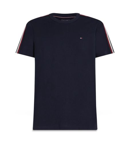 Til mænd. MW0MW38632 T-shirt med karakteristiske striber (M), Casual, Bomuld, Korte ærmer - Tommy Hilfiger - Modalova